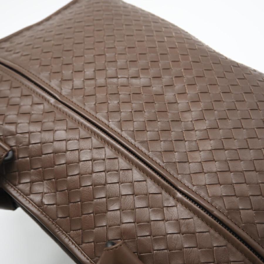 BOTTEGA VENETA イントレチャートクッション　レア　ブラウン系　美品 BOTTEGA VENETA イントレチャートクッション レア ブラウン