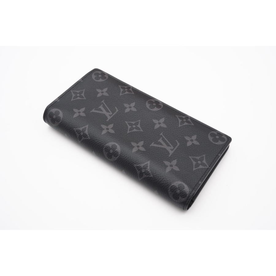 ☆安心の3大保証☆ ABランク ≪LOUIS VUITTON ルイ ヴィトン/二つ折り長財布≫ M61697 モノグラム エクリプス ポルトフォイユ ブラザ ブラック グレー LOUIS VUITTON（ルイ・ヴィトン） ☆安心の3大保証☆ ABランク ≪LOUIS