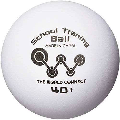 ザ ワールドコネクト 卓球 ボール TWC 40 DV010 期間限定特価品 新入荷　流行 100球入 スクール トレーニングボール