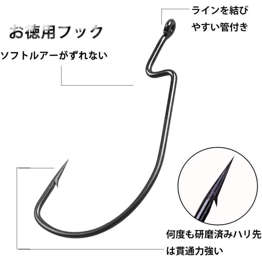 ポイント10倍 1 セット 釣り針 高利用率ワームフック ソフトルアー用 オフセットフック 強靭 Silanon 1 0 4 0 3 0 2 0 釣り針 Www We Job Com