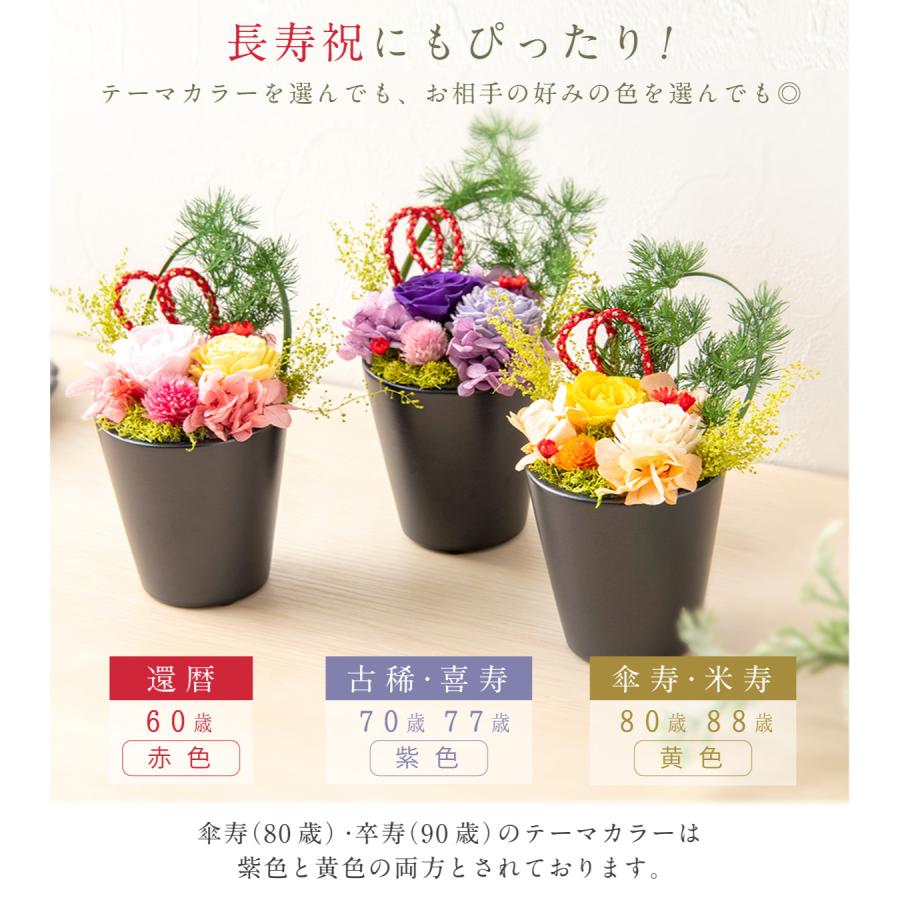 ＆Flower 長寿祝い 米寿祝い プリザーブドフラワー プレゼント 喜寿