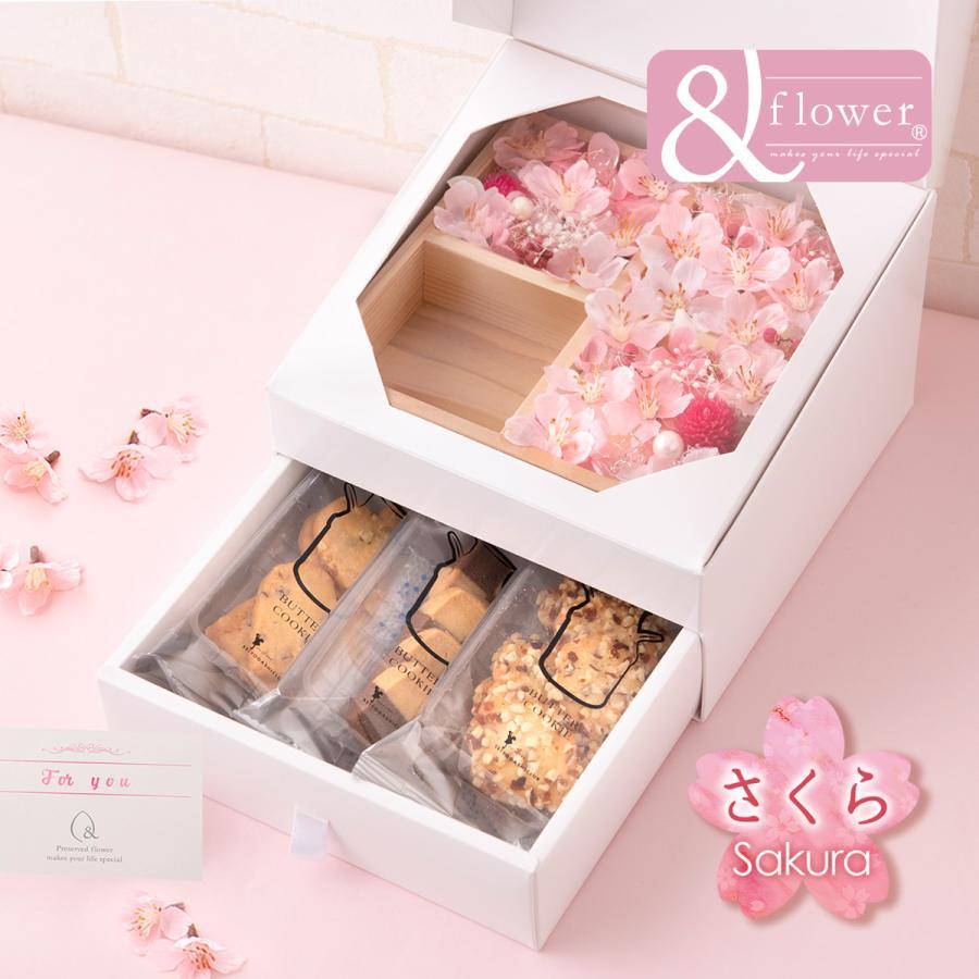 新しいコレクション 誕生日 プレゼント プリザーブドフラワーボックス 女性 母 母親 長寿祝い 結婚祝い スイーツセット ギフト おしゃれ さくら フラワーガーデン ピンク お菓子