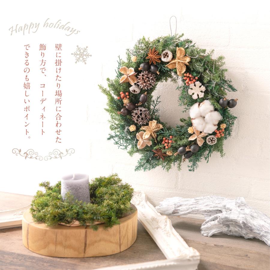 木の実のリース クリスマスリース ナチュラルインテリア fer04_7.jpg