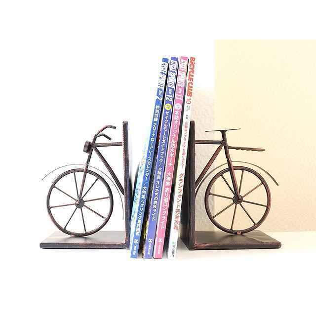 自転車 ブックエンド レトロ自転車 バイシクル おしゃれ アンティーク
