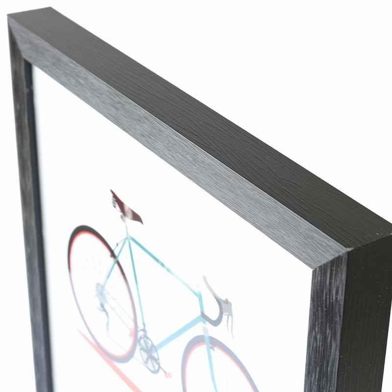 自転車 アートパネル アートポスター 自転車柄 ブラック アート