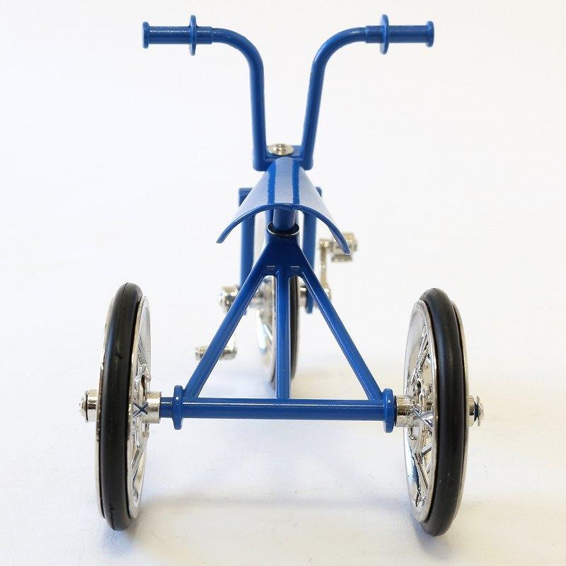 三輪車 三輪車モチーフ ミニチュア三輪車 可動式 昔ながらの三輪車模型 