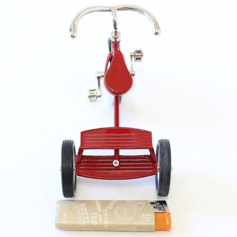 1194円 全商品オープニング価格特別価格 三輪車 三輪車モチーフ ミニチュア三輪車 可動式 昔ながらの三輪車模型 オーナメント かわいい ドールハウス ミニチュア