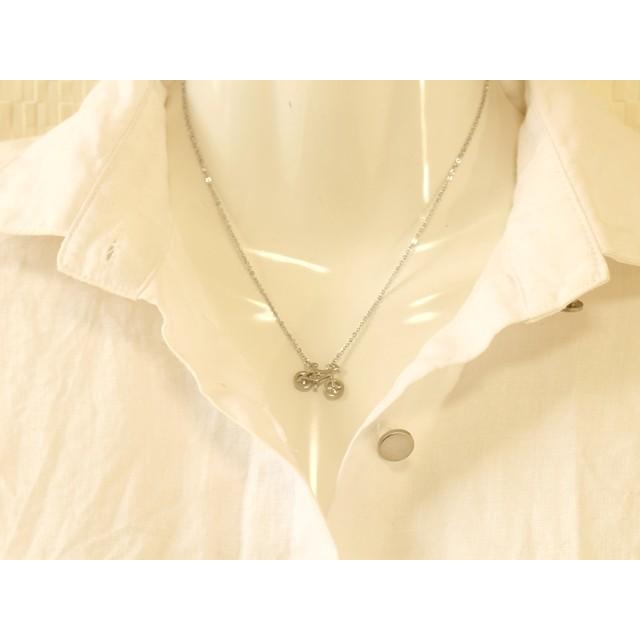 「風に乗るメッセージ - ロードバイクネックレス」 風に乗るメッセージ - ロードバイクネックレス」