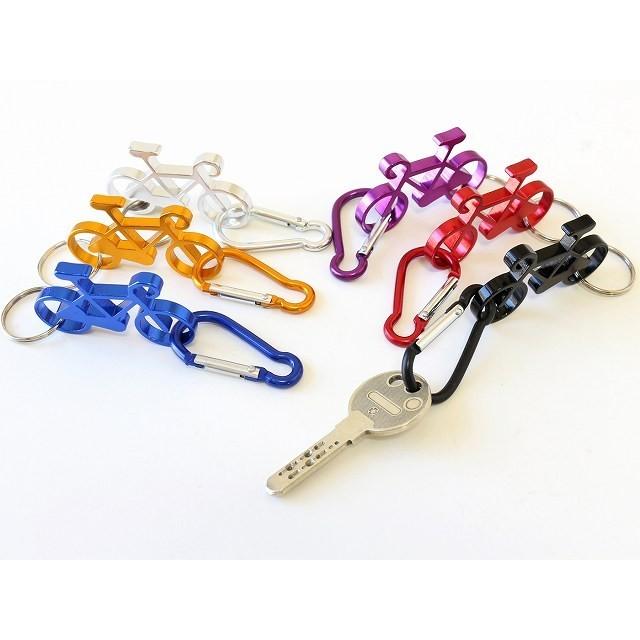 ポッキリ 1000円 2個セット 自転車 キーホルダー カラビナ