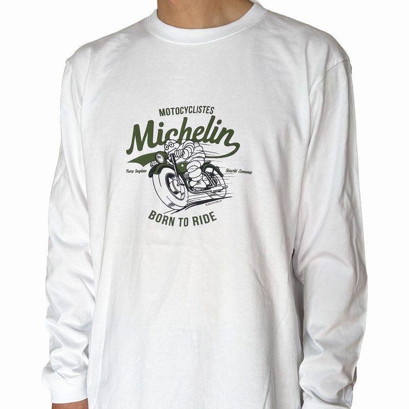 ミシュラン（MICHELIN） 2025 ロングスリーブTシャツ Moto 人気 バイク