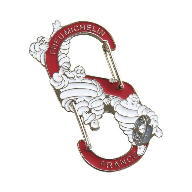 ミシュラン（MICHELIN） カラビナ キーホルダー ビバンダム S字