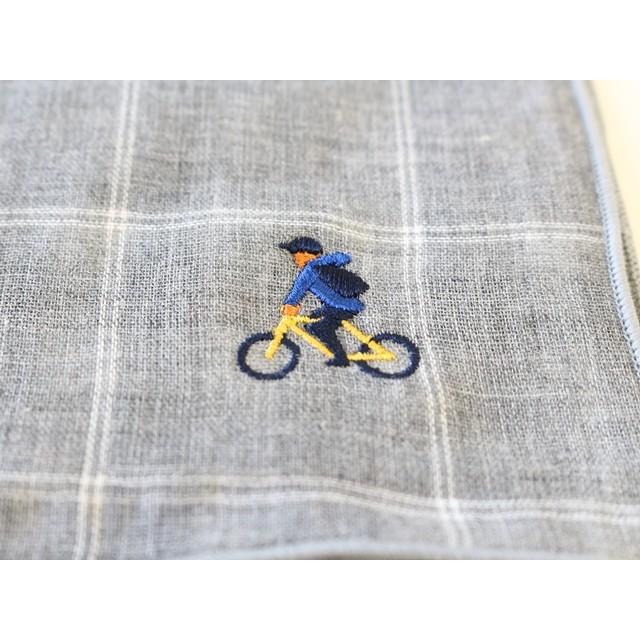 ハンカチ プレゼント 手作り マスク 手拭き ガーゼハンカチ ハンカチマスク ハンカチギフト 日本製 自転車 刺繍 コットン 綿 ダブルガーゼ チェック柄 F0300 Bicycle Gift 通販 Yahoo ショッピング