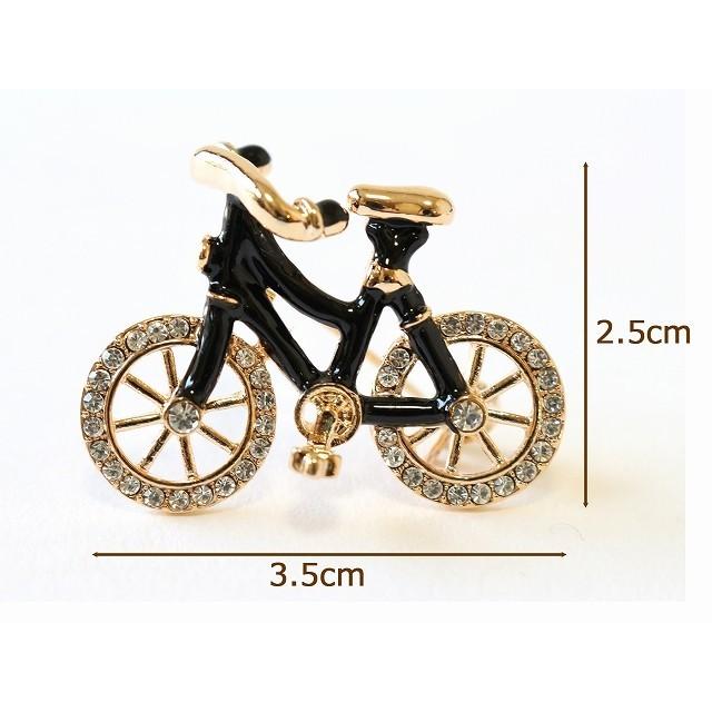 ブローチ 自転車モチーフ アンティーク 自転車 フォーマル ライン