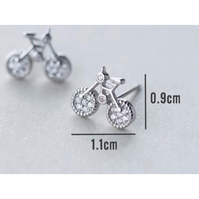 自転車 ピアス レディース シルバー 上品 エレガント ワンポイント ミニチュア アクセサリー かわいい おしゃれ ロードバイクピアス F0379 Bicycle Gift 通販 Yahoo ショッピング