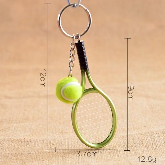テニスキーホルダー テニスラケット ボール ミニチュアテニス