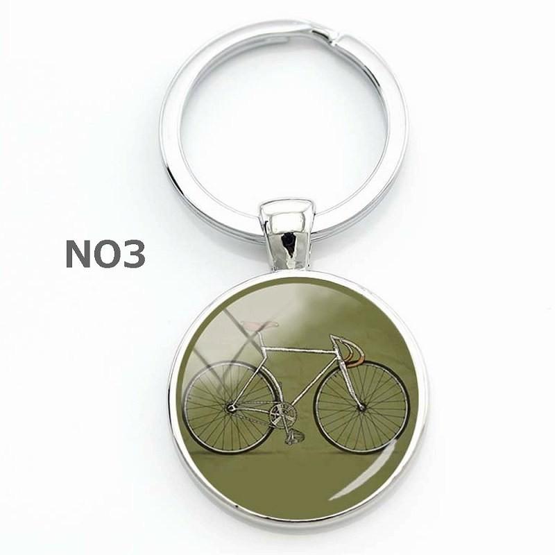 自転車柄 バイシクル 自転車 キーホルダー アンティーク レトロ 自転車