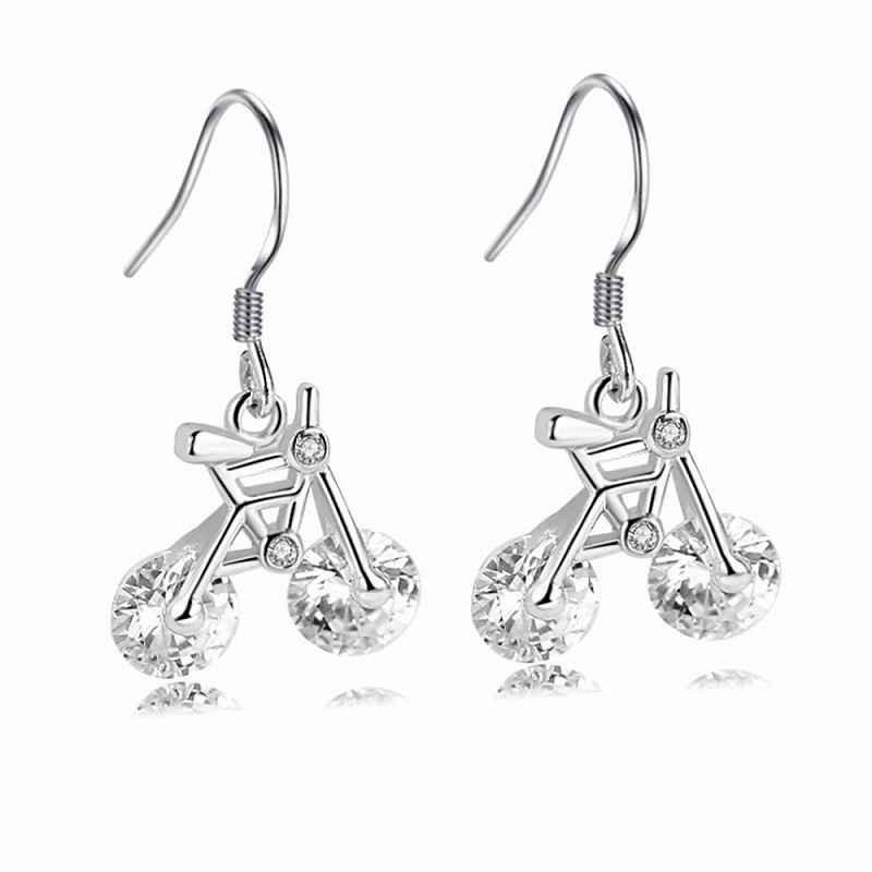 自転車ピアス ロードバイク ミニチュア自転車 モチーフ ピアス SV 925