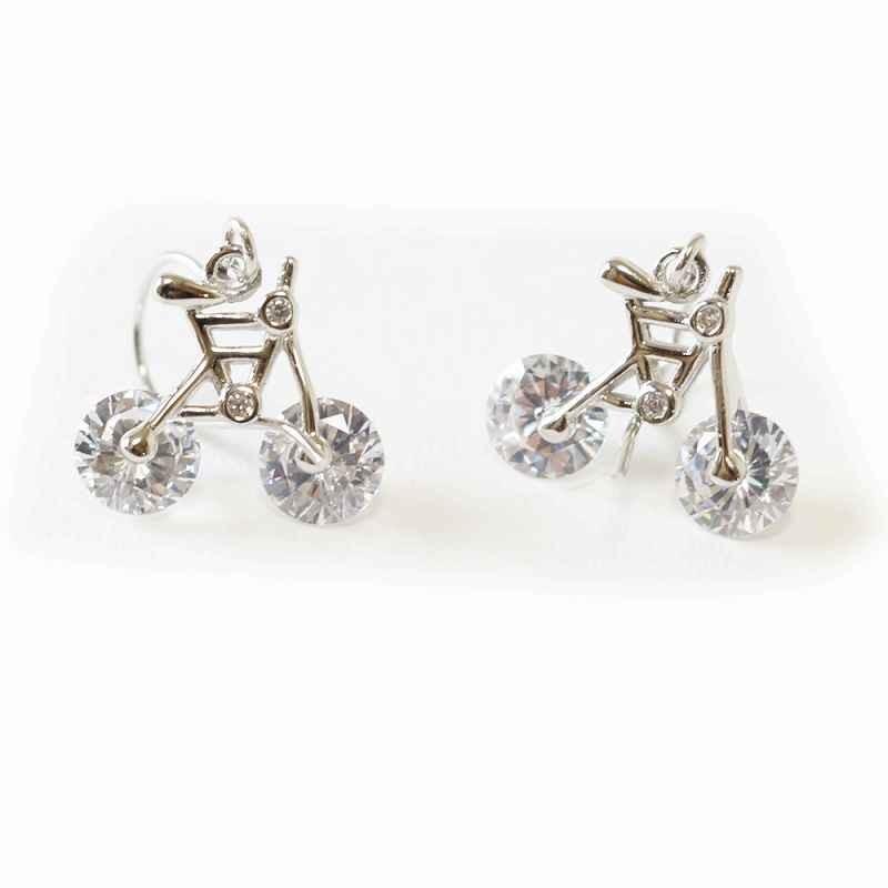 自転車ピアス ロードバイク ミニチュア自転車 モチーフ ピアス Sv 925 シルバー バイシクル チャリ チャリンコ サイクル ピアス F0413 Bicycle Gift 通販 Yahoo ショッピング