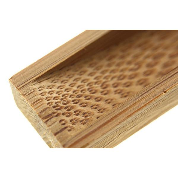 4個入 BIDOOR(ビドー) PW-72 障子戸引手 イブシ竹 60mm(59×12) : 建築