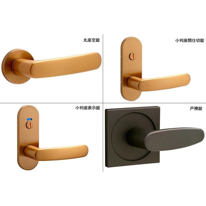 20セット入 MIWA(美和ロック) MIWA ZLT 901 ゴールド 丸座空錠 ZLT901(GD)_1
