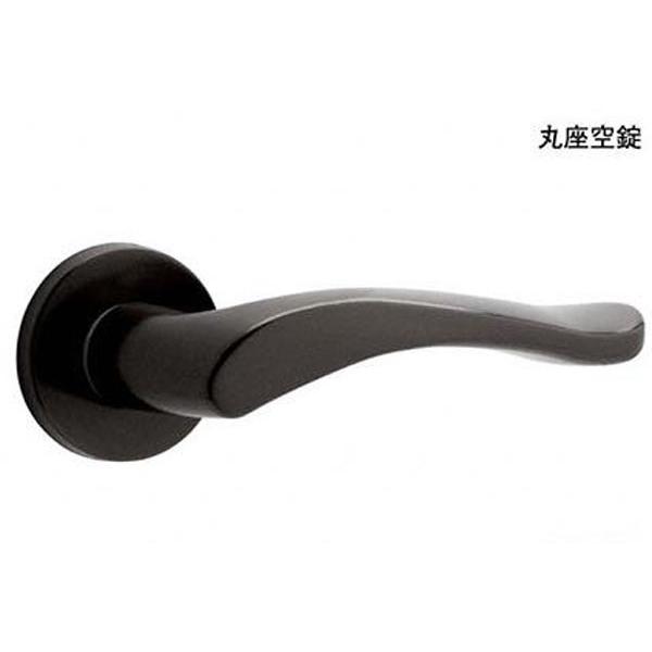 20セット入 MIWA(美和ロック) MIWA ZLT 902 ブラック 丸座空錠 ZLT902(BK)