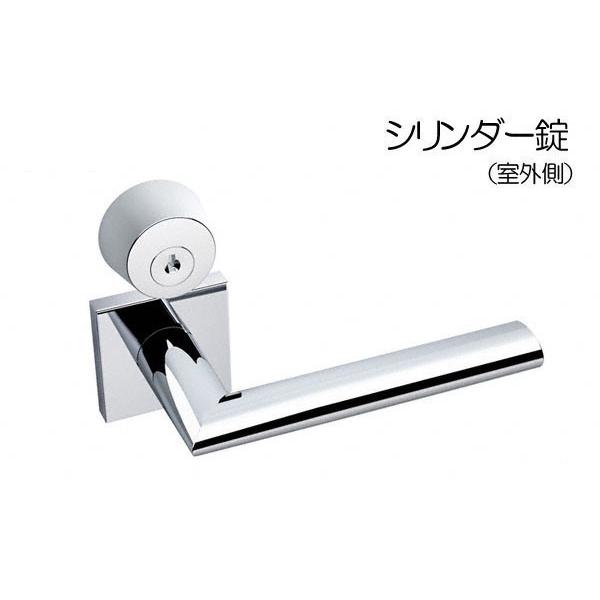 Shibutani(シブタニ) レバー No.38 角座 CR(光沢クローム) 間仕切錠