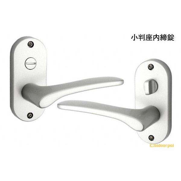 20セット入 川口技研 GIKEN Jレバー No.20 塗装ニッケル 小判座内締錠 (BS50) JL-20-3K-TN-50