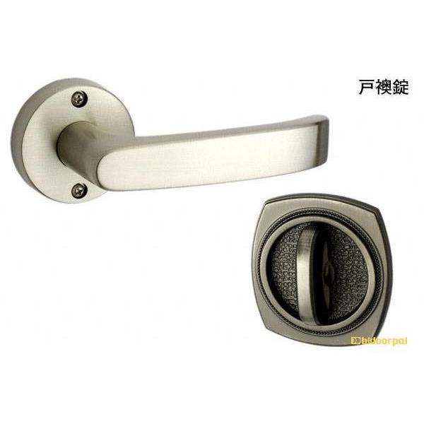 20セット入 川口技研  GIKEN Jレバー No.24 ニッケル 丸座戸襖錠 (BS65) JL-24-2M-N-65