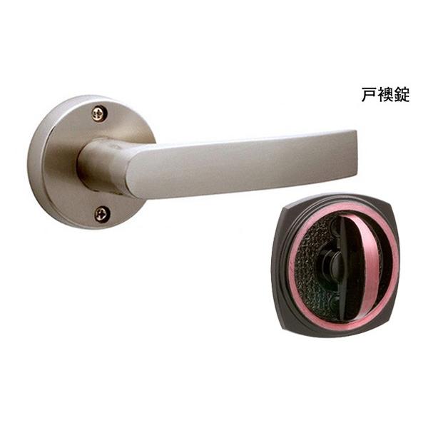 20セット入 日中製作所  ギアレバー(GIA LEVER 32A) サテンニッケル 戸襖錠 (BS60mm) GIA 32A-T-NI-60