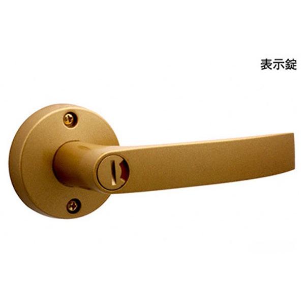 20セット入 日中製作所  ギアレバー(GIA LEVER 32A) サテンゴールド 表示錠 (BS50mm) GIA 32A-W-SG-50