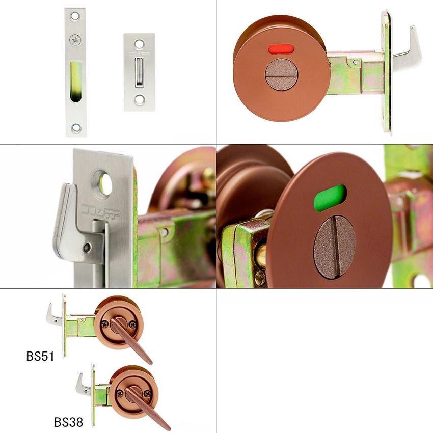 フロンテア レバー鎌錠 アンバー 表示錠 (BS38) : 建築金物通販