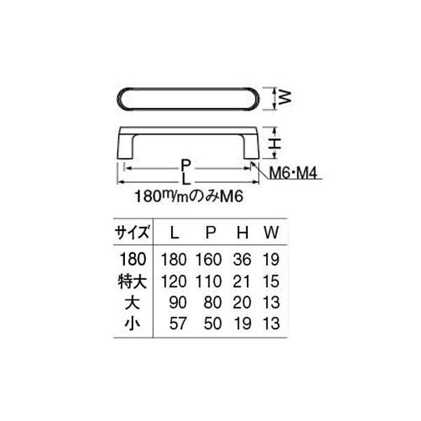 6本入　シロクマ　HB-22　純金　180mm(ピッチ160)　クラークハンドル