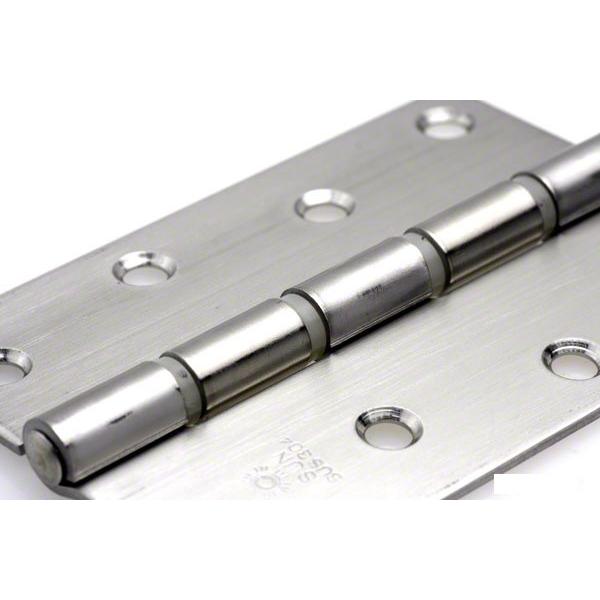 10枚入 PALHARD ステンレス厚口蝶番 HL(リング入 ビス付) 89mm