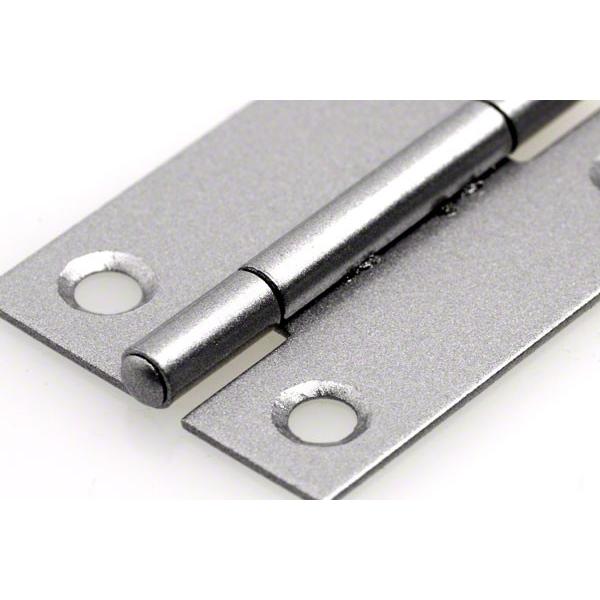 100枚入 PALHARD 鉄薄口蝶番 シルバー (ビス付) 32mm : 建築金物通販