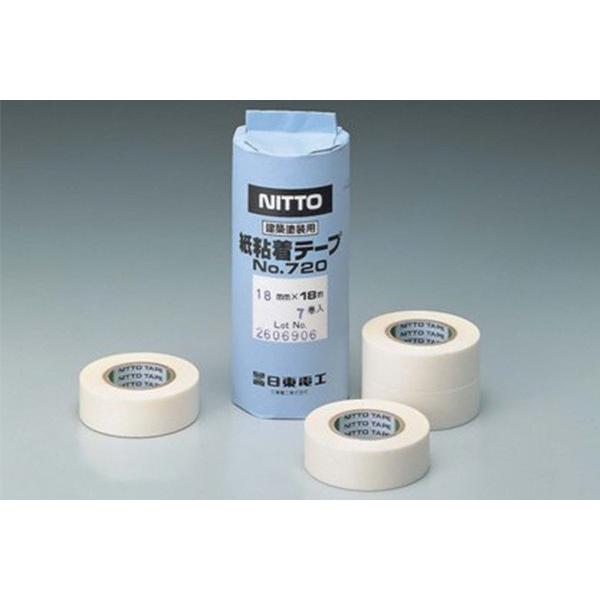 20巻入 NITTO DENKO(日東電工) ニットー No.720N 塗装用和紙マスキング