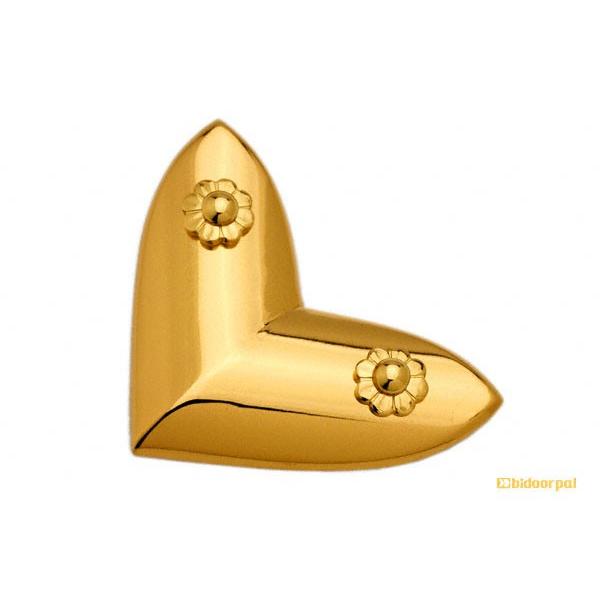 BIDOOR(ビドー) EC-71 笹金物 L字形 本金メッキ 55号 【受注生産品につき納期別途連絡】