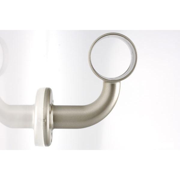 しろくま101 シロクマ BR-101-シルバー A形ブラケットL通 32φ : 建築金物通販