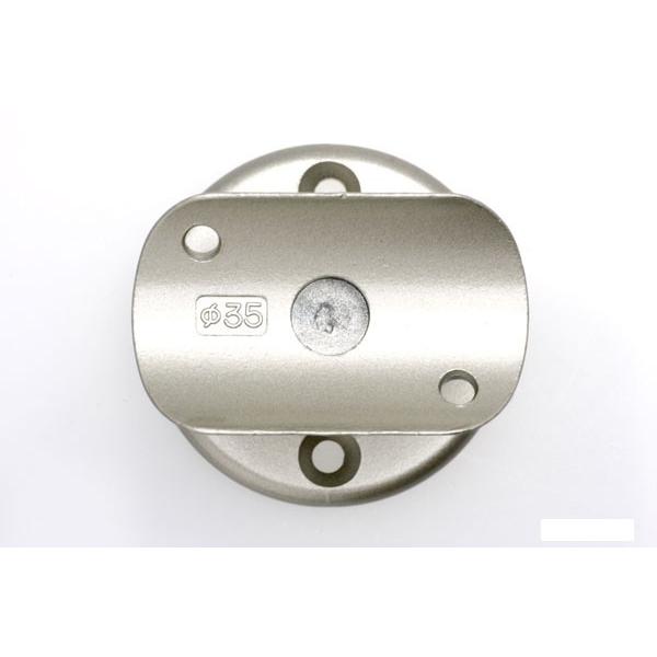 10個入 シロクマ BR-103-シルバー A形ブラケット直受 32φ : 建築金物