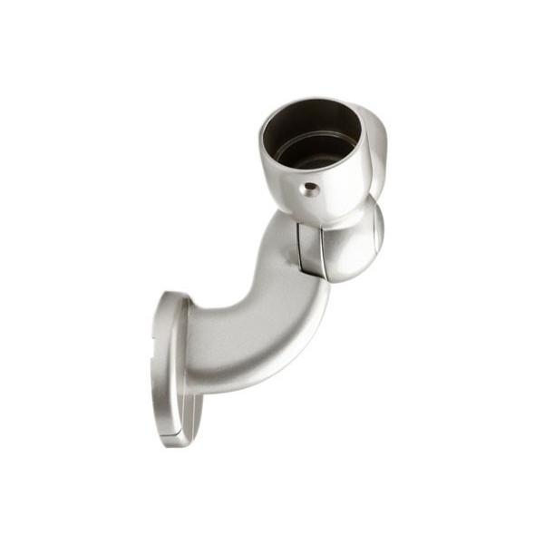 10個入 シロクマ BR-614-シルバー C形ブラケットL自在コーナー