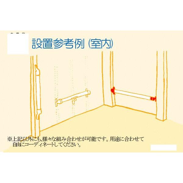 10個入 シロクマ BR-663-AG スリムブラケット真壁用止 35φ