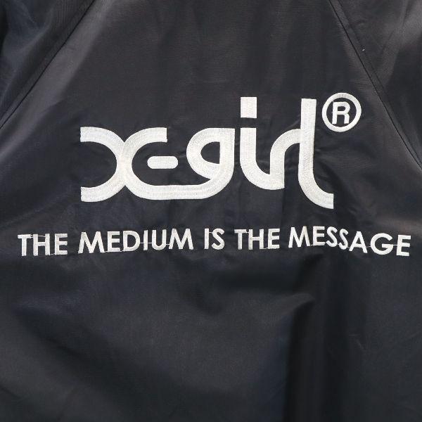 エックスガール ロゴ刺繍 ナイロンジャケット 2 黒 X Girl レディース 古着 1125 Ay Fre 5928 Whj Big 2nd 通販 Yahoo ショッピング
