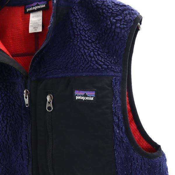 パタゴニア レトロX ボアフリース ベスト XS 紺 patagonia