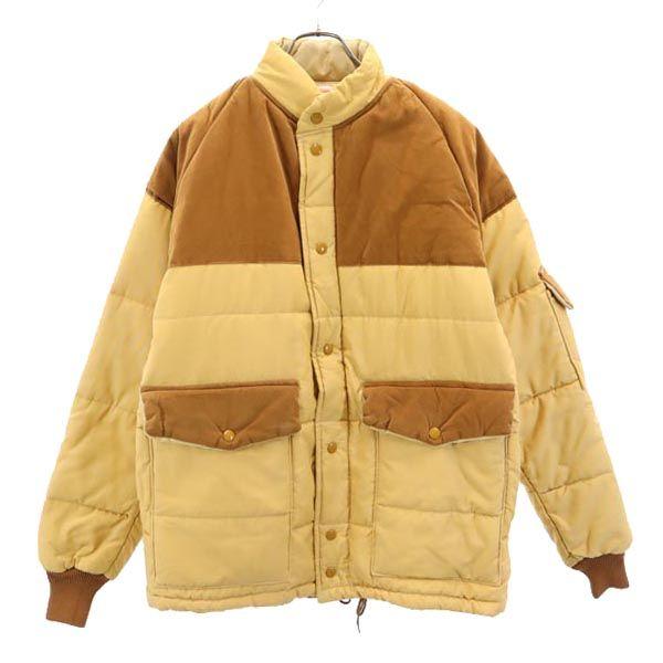 アクティブジェネレーション USA製 中綿ジャケット M ベージュ系 ACTIVE GENERATION メンズ 古着 231030