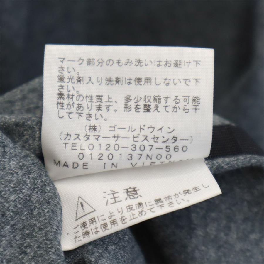 ノースフェイス NT11961 長袖 カーディガン S グレー THE NORTH FACE Vネック メンズ 古着 240214｜big-2nd｜09