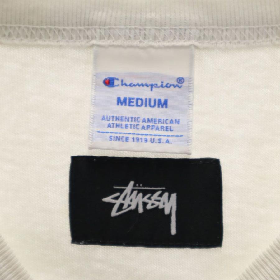 ステューシー プリント 半袖 Tシャツ M ホワイト STUSSY メンズ 古着 240328｜big-2nd｜08