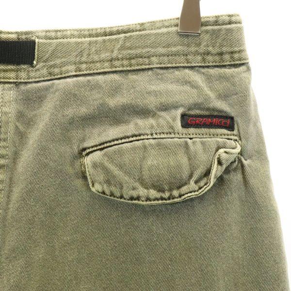 グラミチ 90s 00s USA製 オールド クロップドパンツ S カーキ系