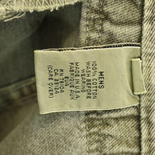 グラミチ 90s 00s USA製 オールド クロップドパンツ S カーキ系