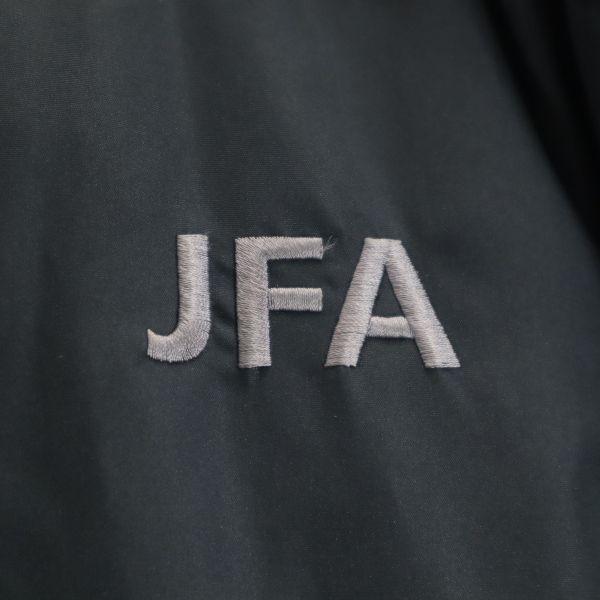 JFA サッカー日本代表 ロング ダウン ベンチコート L ブラック メンズ 古着 201225