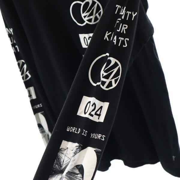 24カラッツ 長袖 Tシャツ S ブラック 24karats ロゴプリント ロンt メンズ 古着 メール便可 Bof Fre Mts Big 2nd 通販 Yahoo ショッピング