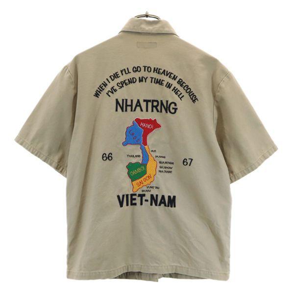 ロデオクラウンズワイドボウル ベトナム刺繍入り 半袖 ミリタリージャケット S ベージュ Rodeo Crowns Wide Bowl レディース 古着 Pd Bof Fre Whj Big 2nd 通販 Yahoo ショッピング